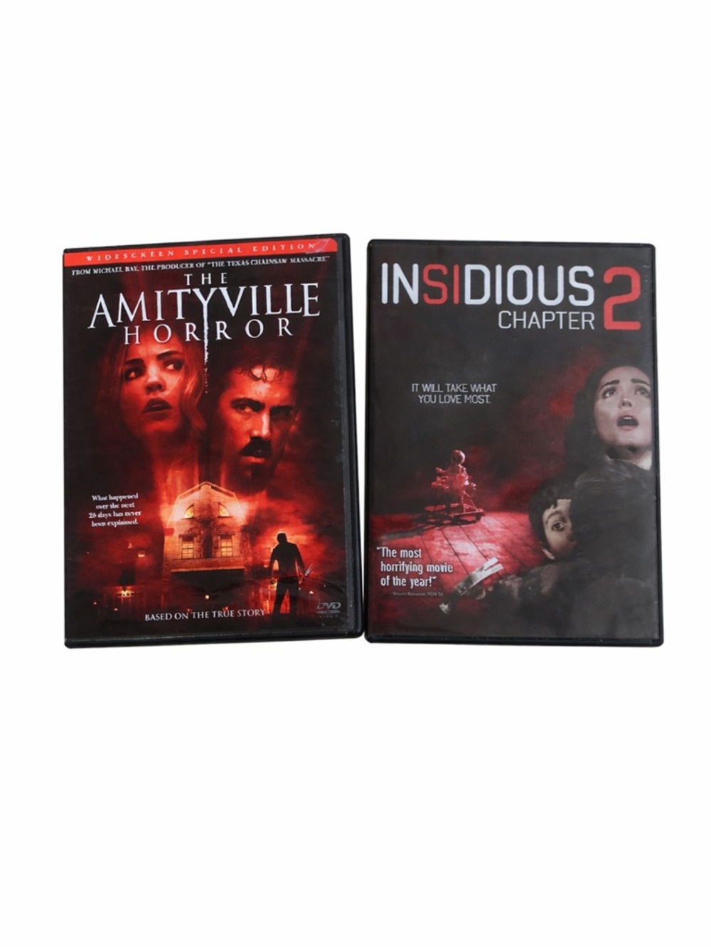 The Amityville Horror & Insidious Chapter 2 DVD Set - Red/Black